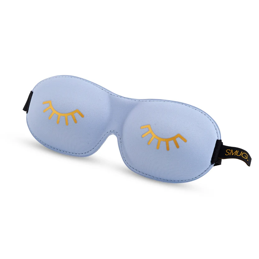 SMUG mask — wink-blue front