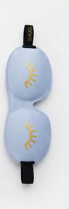 SMUG mask — wink-blue detail